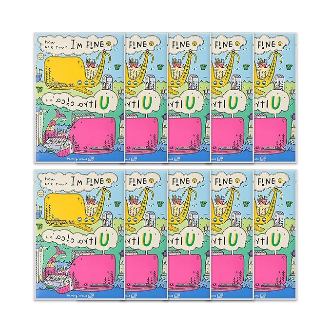 Ultra Cica Mask Pack Plus - Korean Beauty Face Mask - K-beauty Sheet Mask - Soothing Hydrating - Green Cica Recovery - 10 Sheets (28g each)