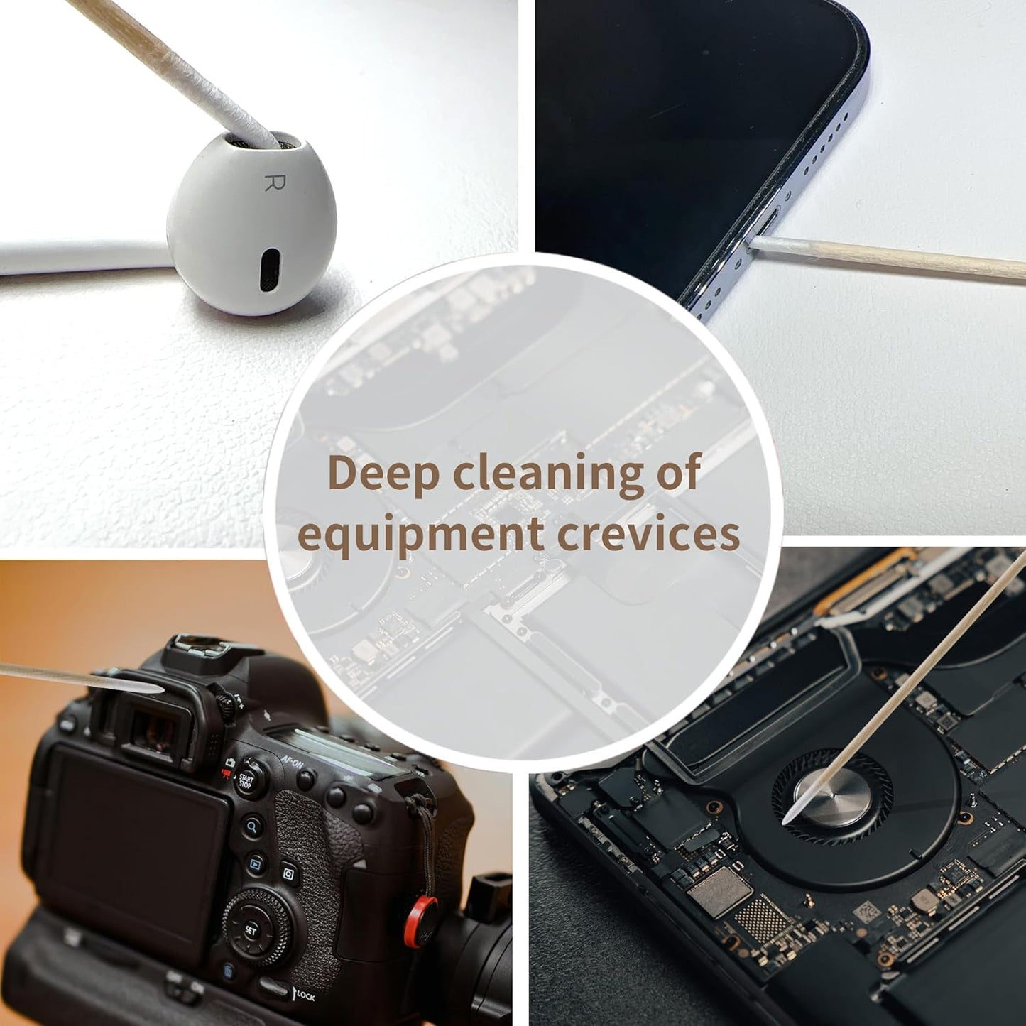 600PCS Pointed Cotton Swabs - Precision Tip Cotton Swabs - 4 Inch Microblading Cotton Swabs - Microblading Cotton Buds for Eyebrow Eyelash Extensions, Makeup, Nails, Tattoo Permanent Supplies, Craft