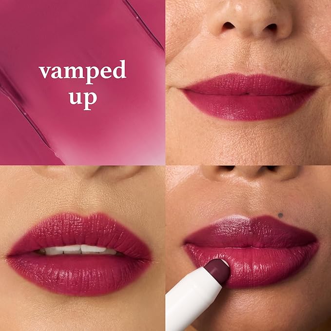 Julep It's Balm Tint of Color Lip Balm - Vamped Up | Hydrating Lip Color with Vitamin E Core | Natural Gloss Finish | Vegan & Cruelty-Free