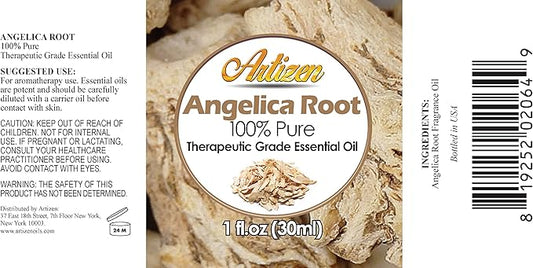 Artizen 30ml Oils - Angelica Root Essential Oil - 1 Fluid Ounce