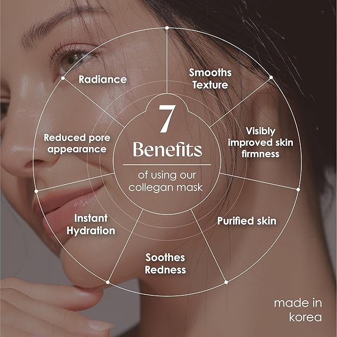 Original Derma Beauty Collagen Face Mask Skin care 36 PK Collagen Essence Assortment Face Masks Skincare Sheet Masks Face mask skin care Korean Face Mask