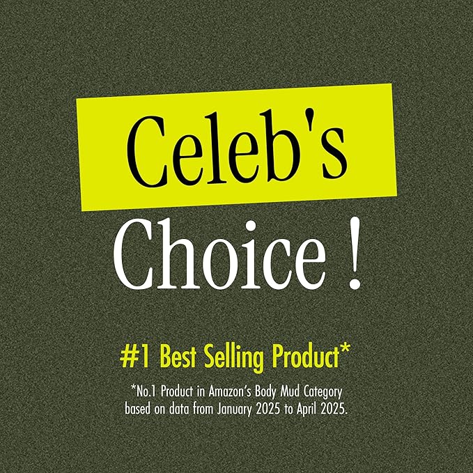 Relief Mud Mask - Celeb's Choice Mask - Body Mud Hydrating & Moisturizing Deep Pore Cleanser Face & Body Mask w/ 91.8% Nature-Derived Ingredients - K Beauty Body Mud (3.72 fl oz)