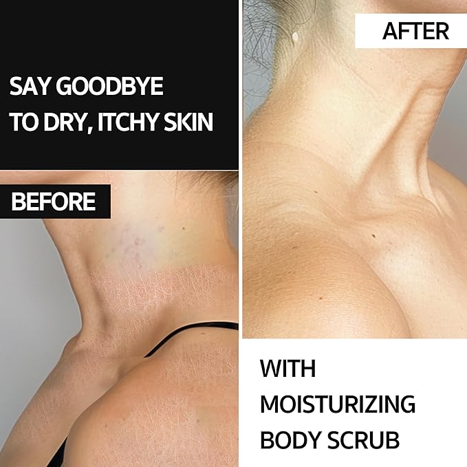 Body Polish, 8oz. - Lavender Luxury Scented Body Scrub Exfoliator for Women, Exfoliating Sugar Scrub To Lotion Moisturizer, Gentle Exfoliant for Dry and Sensitive Skin, Handmade in USA