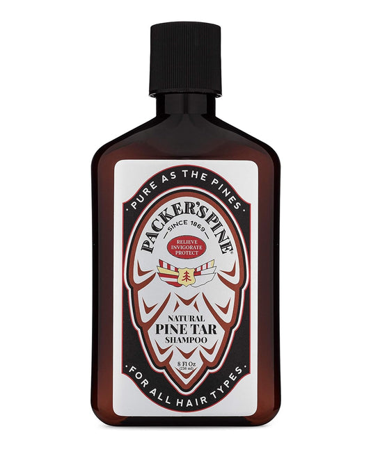 Packer's Pine Tar Shampoo | USA Made With All Natural Active Ingredients | Shampoo for Dry and Itchy Scalp | Paraben and Sulfate Free (Pack of 1)