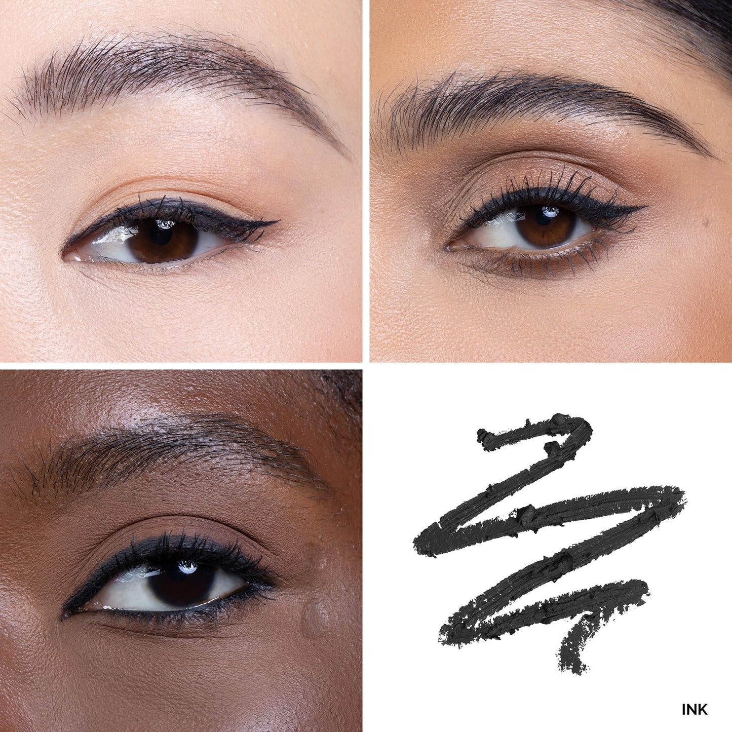 OFIR Waterproof Eye Pencil | Vegan, Cruelty-Free & Smudge-Proof | Creamy Gel Formula for Smooth Application | Long-Lasting, Full-Coverage, Precise Eyeliner Pencil (Ink- Soft Black)