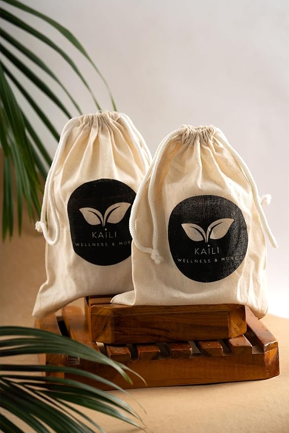 KAILI WELLNESS & MORE 100% Natural Bentonite Clay Kit, 8oz + 2oz Fuller's Earth (Multani Mitti) for DIY Face Pack, Hair Mask & Body Detox, with Accessories, 25% Extra