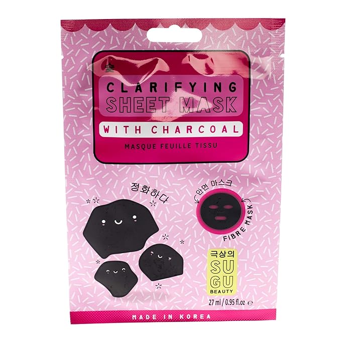 SU GU CLARIFYING SHEET MASK WITH CHARCOAL 1 MASK