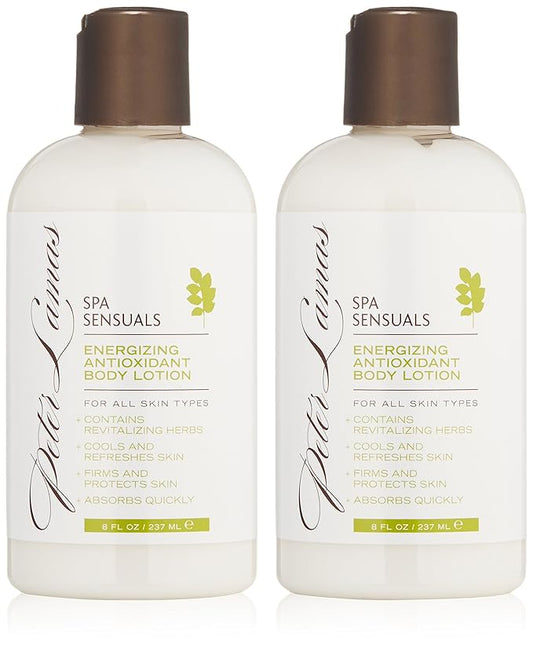 Peter Lamas Spa Sensuals Energizing Antioxidant Body Lotion, 8 fl oz (Pack of 2)