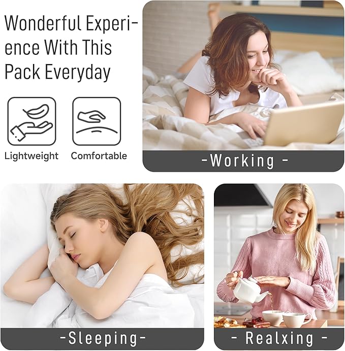 Langsprit Castor Oil Pack Castor Oil Pack Wrap, Organic Castor Oil Packs for Liver Detox, Inflammation, Reusable Castor Oil Pack Compress Castor Oil Packs kit Black Lace L