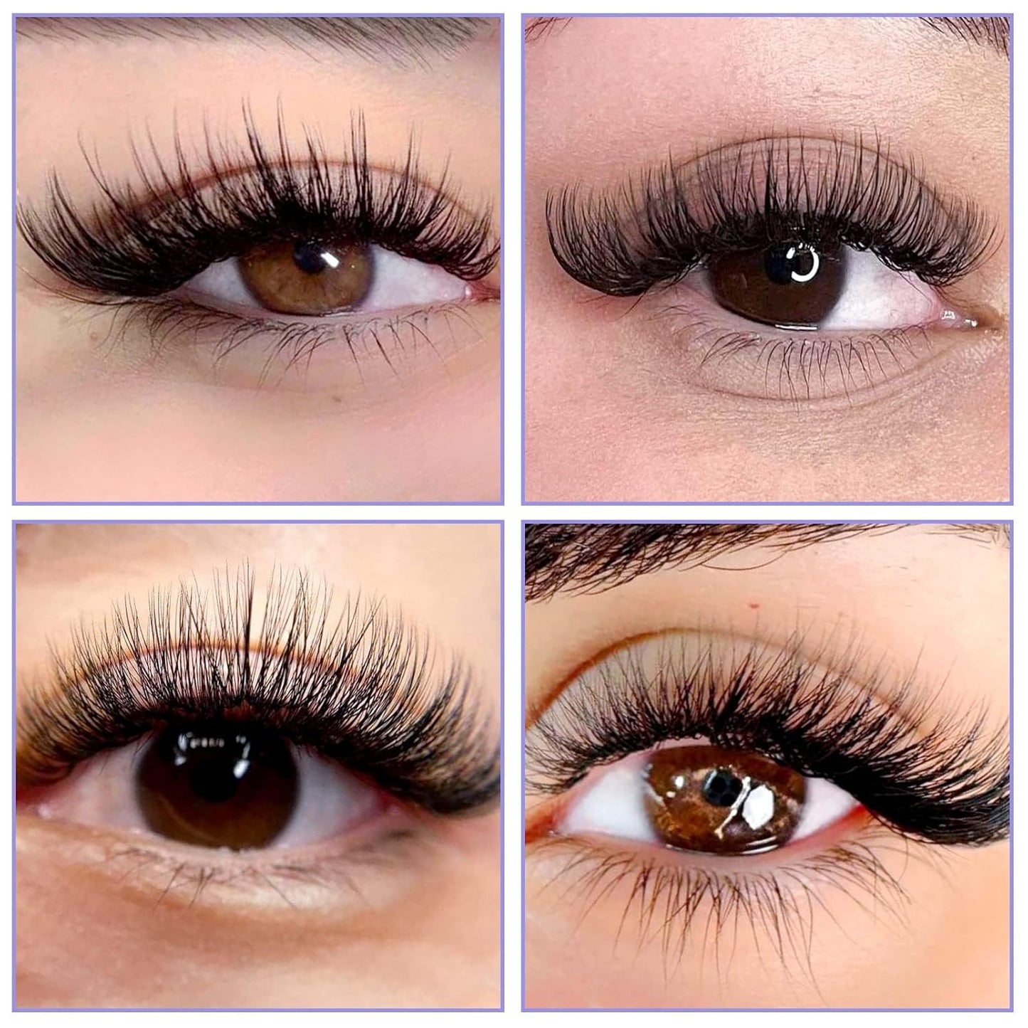 Easy Fan Volume for Lash Artists: Wendy, Handmade Fans for Eyelash Extensions, Self Fanning, Blooming, Black, C Curl, 0.03mm, 8-14mm, KH126