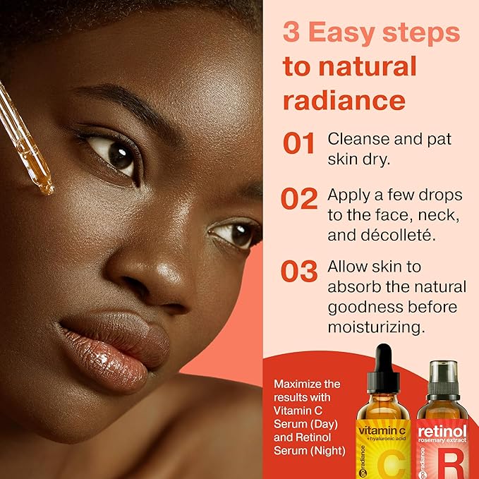 Retinol Serum for Face 2OZ + Vitamin C Face Serum 2OZ