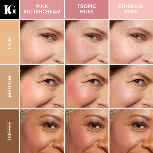 LAURA GELLER NEW YORK Baked Blush-n-Brighten Baked to Go - Pink Buttercream - Travel Size Blush