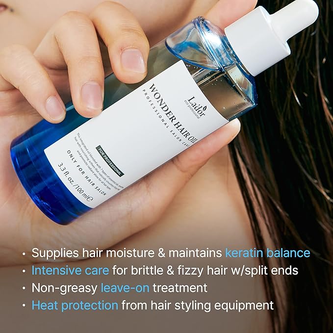LA'DOR Perfect Hair Fill Up & Wonder Hair Oil Anti Frizz Intensive Keratin Hair Mask Treatment Lightweight Protein Conditioner for Dry Damaged Bleached Hair Heat Protectant LADOR Korean Haircare