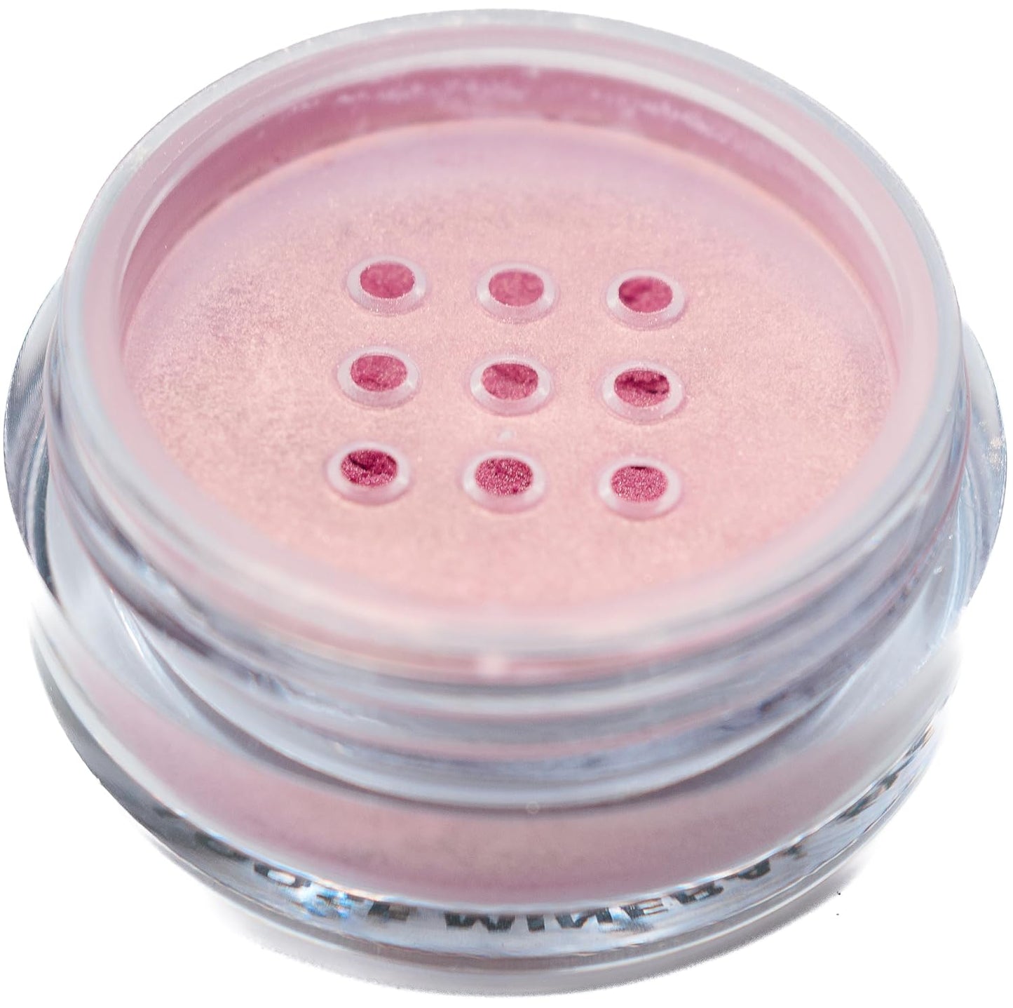 Pink Mocha Loose Eyeshadow Powder Pigment, Single Glitter Mineral Dust Jar Pot, Talc & Paraben Free, No Animal Testing & Cruelty Free