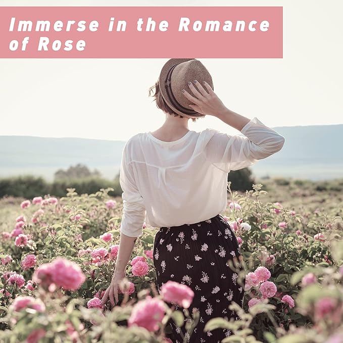 Rose Essential Oil, Esslux Aromatherapy Oils for Diffuser, Massage, Soap, Candle Making, Perfume, 30 ml