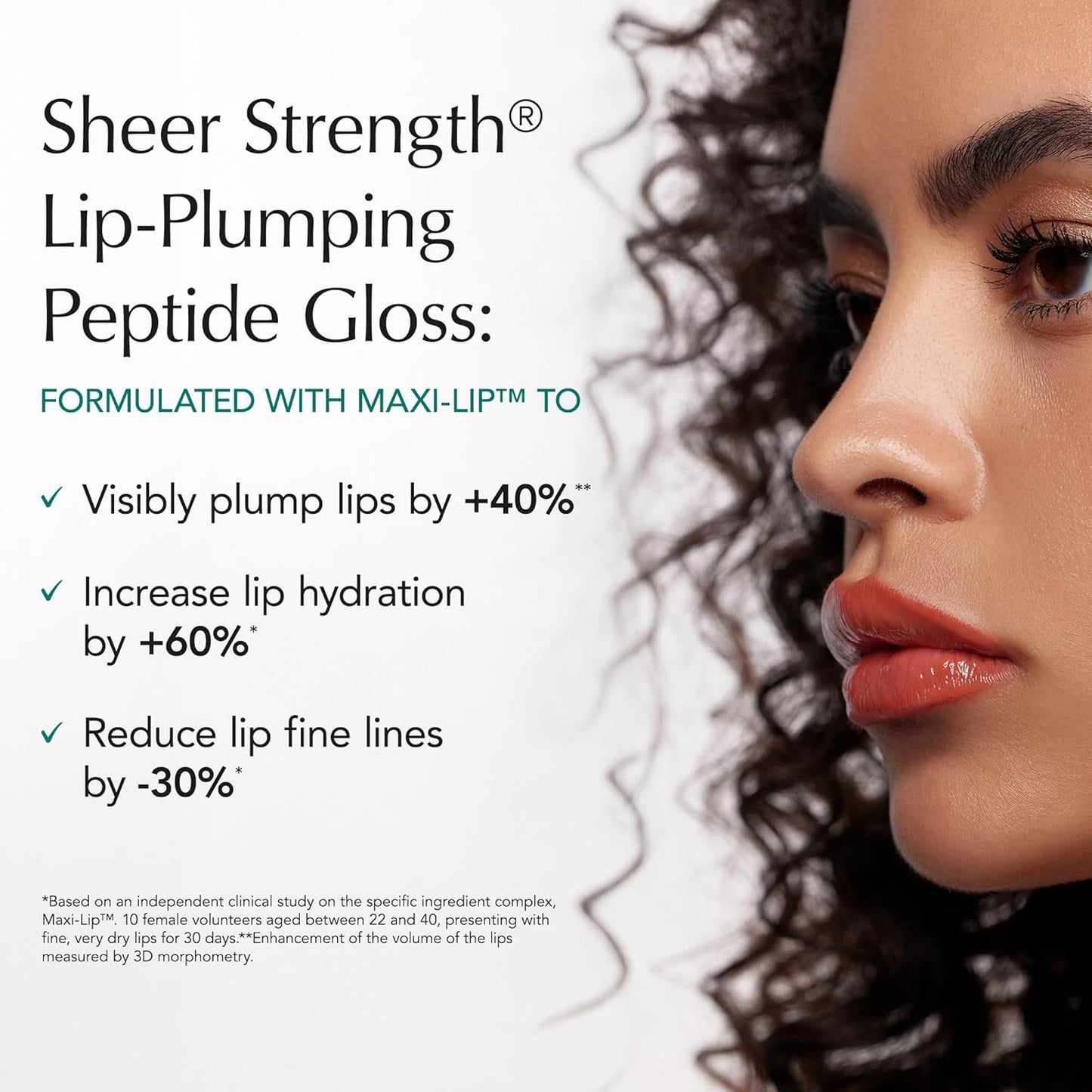 Thrive Causemetics Sheer Strength Lip Plumping Peptide Gloss, Lip Plumper with Vitamin E, Peptides, Plumps, Smooths & Hydrates Lips, High Shine, Vegan & Cruelty Free, Liliana (Deep Berry)