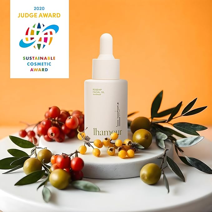 Organic Rosehip Facial Oil – Revitalizing Anti-Aging Elixir for Youthful Skin – Hydrating Moisturizer with Vitamin E & Sea Buckthorn – Promotes Natural Collagen Production – Day & Night, 30ml