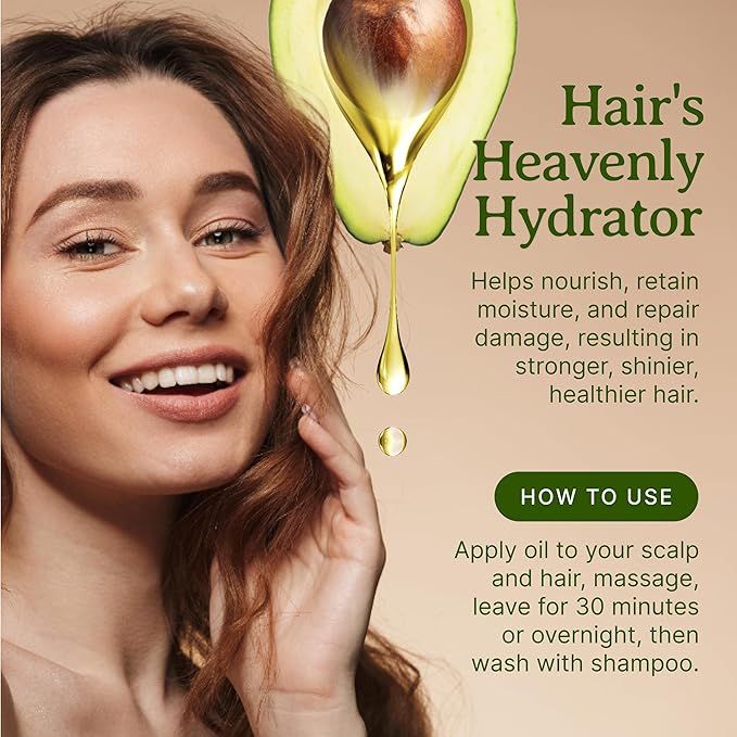 Bella Terra Oils - Avocado Oil 4 oz - Dive into The Purity of Natural Avocado, Abundant in Vitamin K & C, Superior Blend for Essential Oils