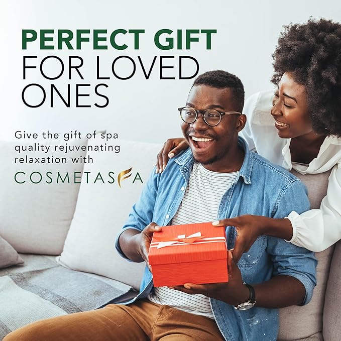 Cosmetasa Sore Muscle Massage Oil with Massage Hot Stones - Soothes Muscle and Joint with Arnica Extract, Peppermint, Chamomile, and Lavender Oil