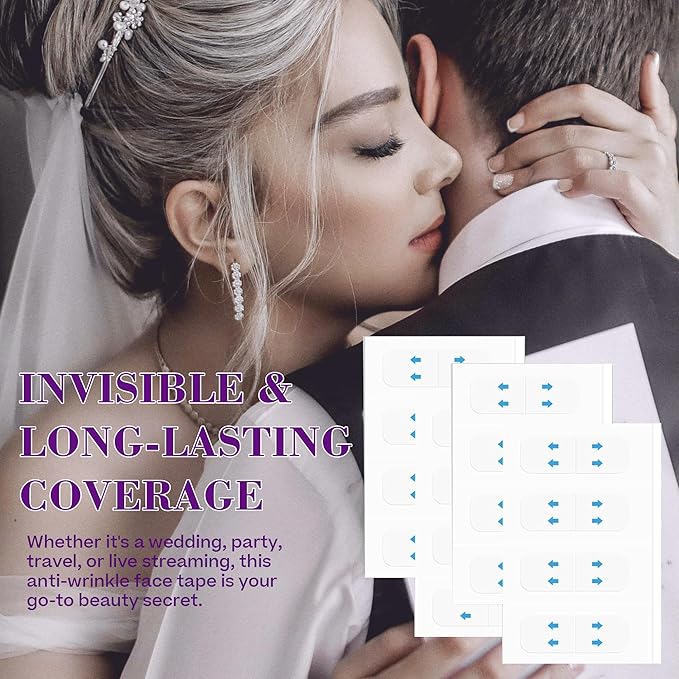 ACADA Face Lift Tape Invisible Face Tape Lifting, Instant Face Lifting Tape for Wrinkles, Face Tape for Wrinkles and Double Chin with Natural Lift & Youthful Look 200pcs