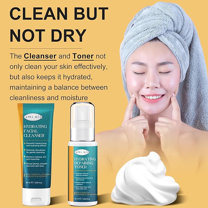 Skin Care Set for Teens Womens,Anti-Aging Deeply Hydrates Repairs Skincare Gift Set for All Skin,Facial Skin Care Products Routine Kit Christmas Beauty Gift Set for Women Stocking Stuffers