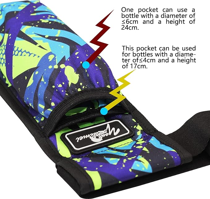 Massage Bottle Bag Massage Therapist Holster Massage Lotion Holster Massage Oil Holster（YR1KD-MiCai-LV）