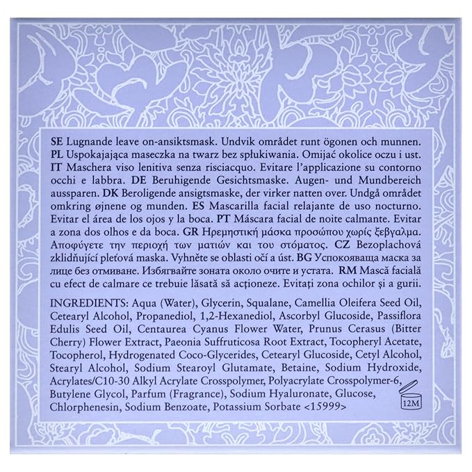 Fresh Floral Recovery Calming Mask Mask Women 3.3 oz