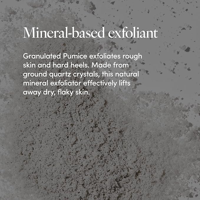 LATHER Foot Scrub with Pumice Stone - Gentle Exfoliating Foaming Foot Scrub for Skin - Cracked Heel Repair for Smooth, Soft Feet - Pedicure Foot Spa | 4 Oz