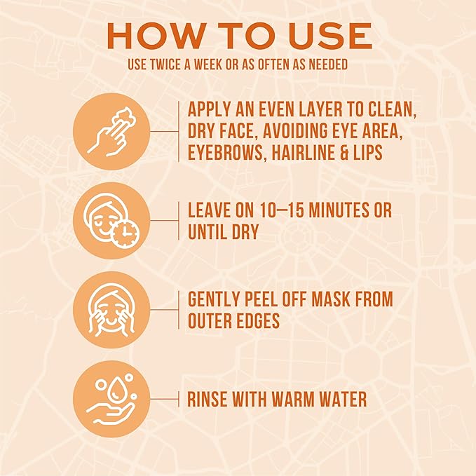 Freeman Exotic Blends Hydrating Indian Turmeric Gel Cream Facial Mask, 6 fl.oz./175 mL Tube