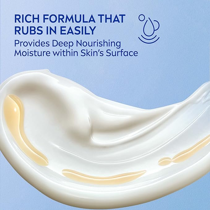 NIVEA Cocoa Butter Body Lotion with Deep Nourishing Serum, 16.9 Fl Oz Pump Bottle (Pack of 2)