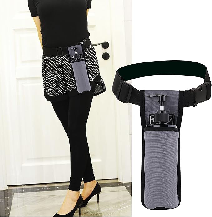 Massage Oil Holster Massage Bottle Bag Lotion Holster Massage Therapist Massage Oil Holster Massage Lotion …(1kd9D-Gray)