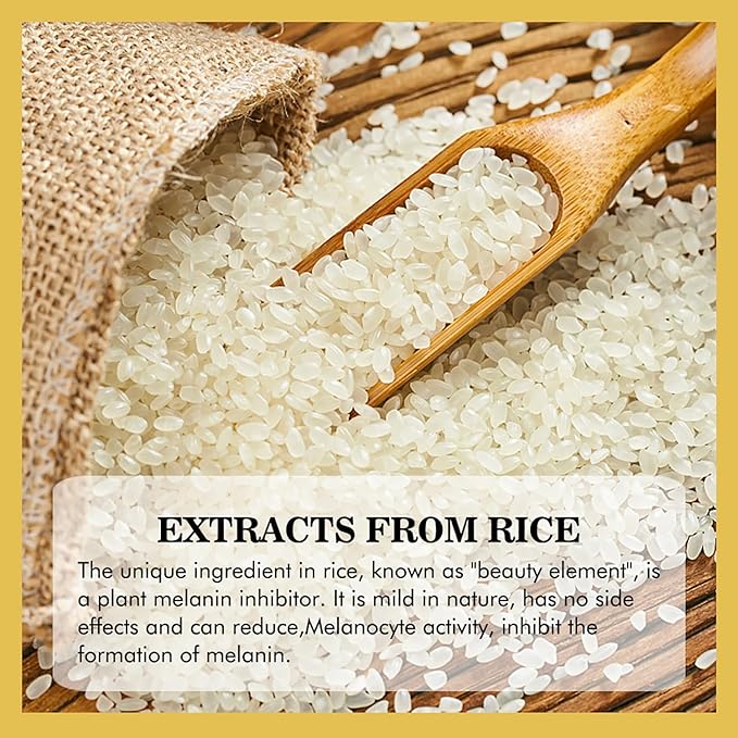 AICHUN BEAUTY Organic Rice Facial Skin Care Set Hydrate Rejuvenating Essence Soap Toner Face Serum Eye Cream Gift Box 100g+100ml+40ml+50ml+25ml 5PCS