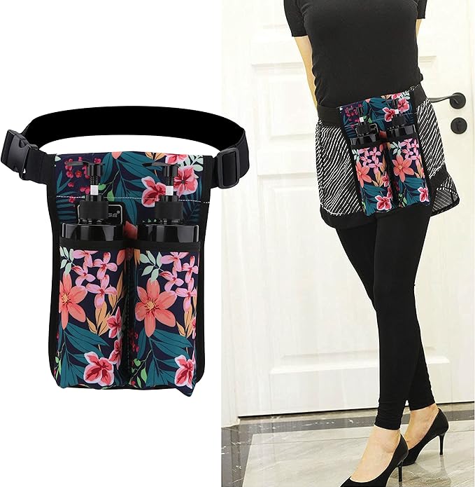 Massage Oil and Lotion Bottle Bag Holster for Massage Therapists (TH2KD-SL46BH)