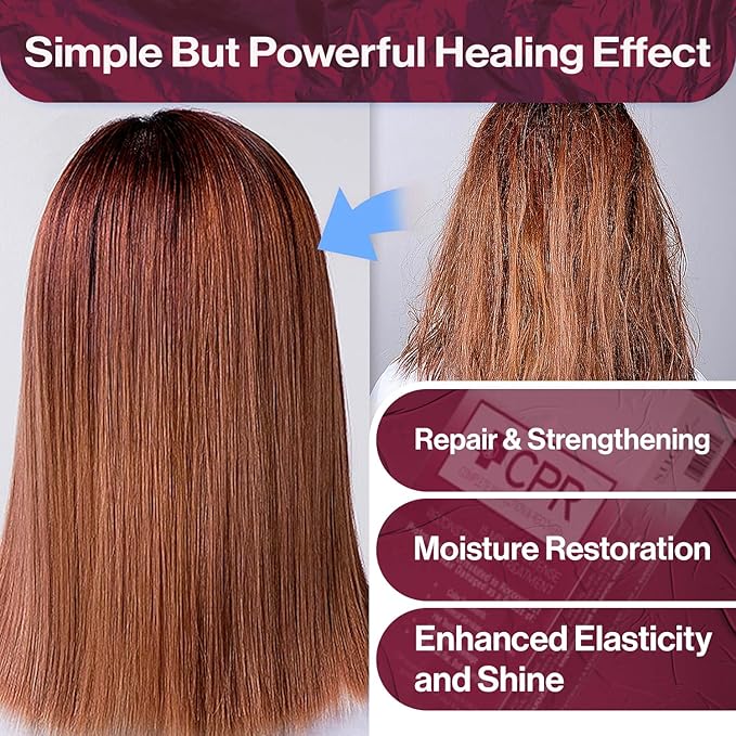 SUDZZFX Hair Reconstruction Treatment - Deep Penetrating Hair Mask for Damaged Hair - 8 Fluid Ounces