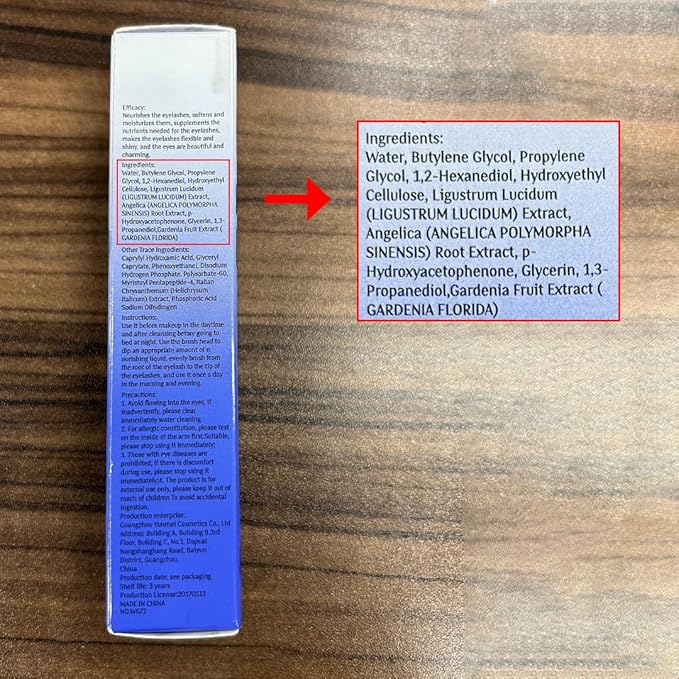 QIC Lash Serum - 4ml Eyelash Enhancing Serum, W3W Eyelash Serum for Eyelash Thicker, Stronger, Longer Suitable for Lashes & Brows