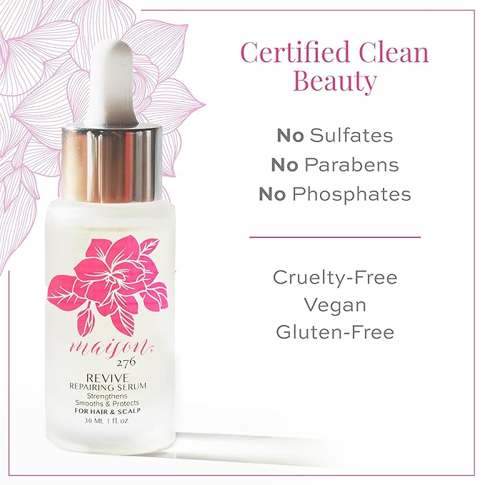 Maison 276 Repairing Serum for Hair and Scalp. 1 oz.