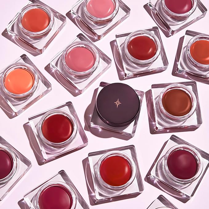 Sinful Lip N Cheek Mousse Tint - Powder Matte Blush for Cheeks and Tinted Lip Balm - 2 in 1 Weightless Formula - 004 Brick - 0.14 oz