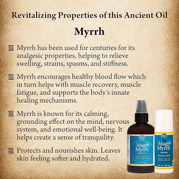 Magi Myrrh Massage Lotion, 4 Fl. Oz.