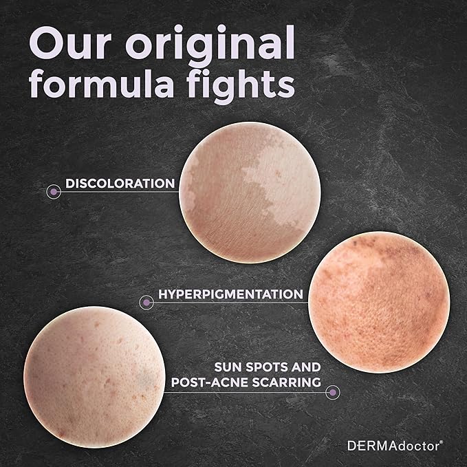 DERMAdoctor Kakadu C Dermatologist Formulated Amethyst Clay Detox Mask; Vitamin C Clay Face Mask for Dark Spots, Dull Skin, Oil Control and Refining Pores - 1.69 oz