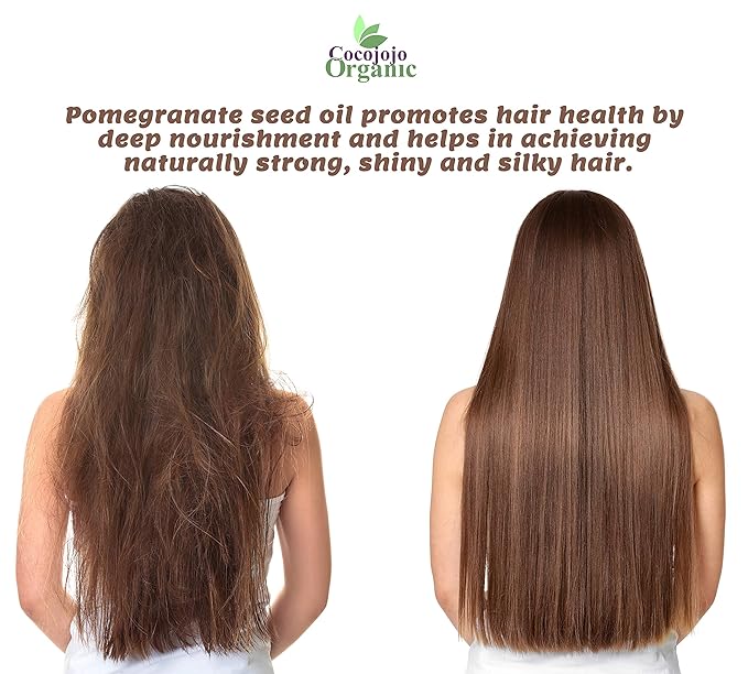 cocojojo Pomegranate Oil Pure Seed Oil Cold Pressed 32 oz Refined Skin Hair Nails Cuticles