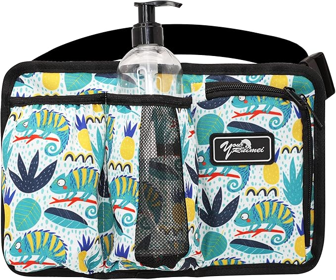 Massage Bottle Bag ，Massage Therapist Holster ，Massage Lotion Holster， Massage Oil Holster（3,bottle， Pattern design）