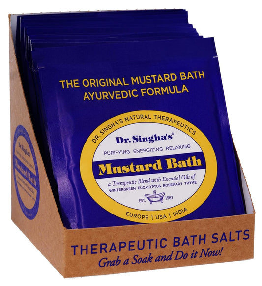 Dr. Singha's Mustard Bath, Therapeutic Bath Salts (2 oz (14 Pack))