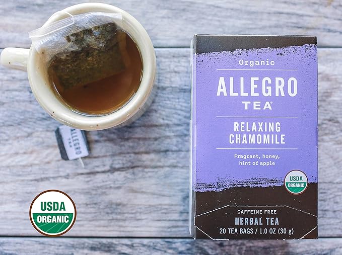 Allegro Tea, Organic Relaxing Chamomile Tea Bags, 20 ct