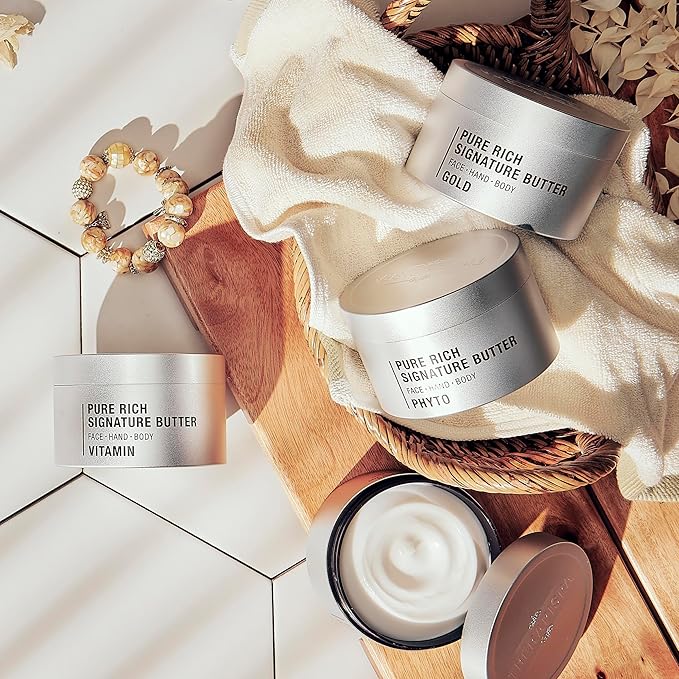 Nourishing Body Butter – Hydrating Body Cream with Shea Butter, Ceramides, Collagen & Vitamin B5 to Soothe, Restore & Protect Very Dry Skin (Phyto, 7.0 fl oz)