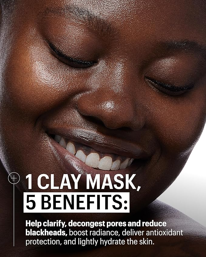 Allies of Skin 2% BHA & Rhassoul Clay Face Mask | Weekly Treatment to Reduce Pores and Blemishes| Control Breakouts, Acne and Blackheads | Hydrate and Retain Moisture (1.7 oz)