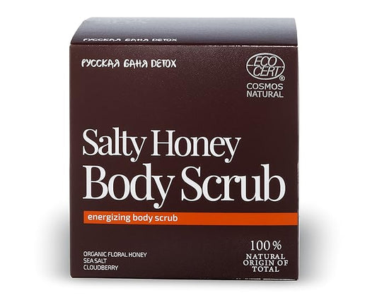 Natura Siberica FS Russkaja Bania Detox Energizing Body Scrub Salty Honey, 400 ml