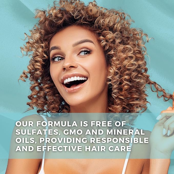 KERARGAN - Moisturizing Coconut Oil Hair Mask - Intensive Treatment for Dry and Damaged Hair - Deep Hydration - Free of sulfates, GMOs, and mineral oils - 16.9 Fl oz