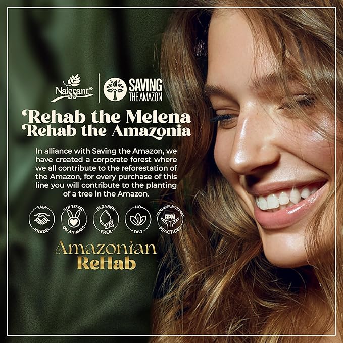 naissant Amazonian Rehab Hair Care Puzanga Butter | Enriched with Muru Muru, Cupuaçu, and Açaí | Nourishing Pre-Shampoo for Lightweight, Soft, and Damaged Hair Repair (10.1 fl oz)