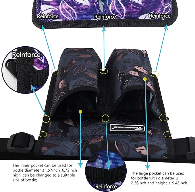 Massage Bottle Bag Massage Oil Holster Lotion Holster Massage Therapist Massage Oil Holster Massage Lotion (TH2kd- LSbaiSY)