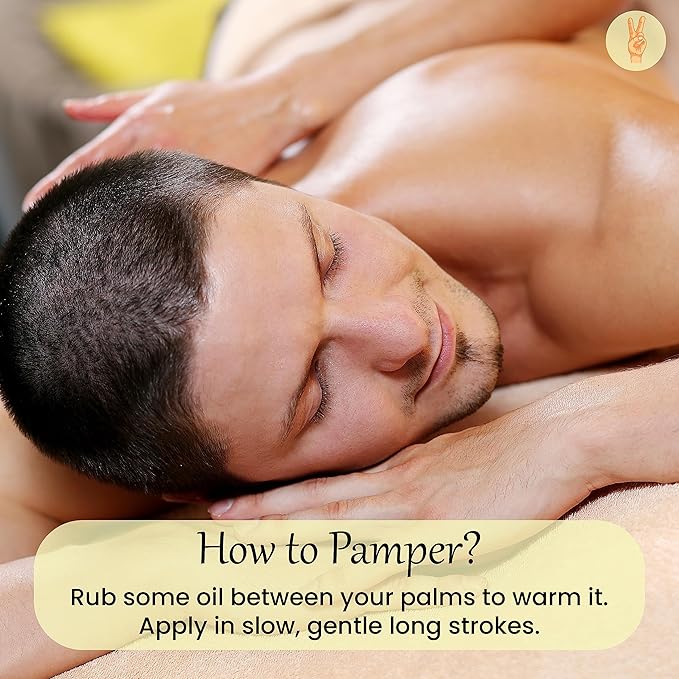 Organic - Edible Aromatic Vanilla Massage Oil | Natural Vanilla & Jasmine with Coconut Oil